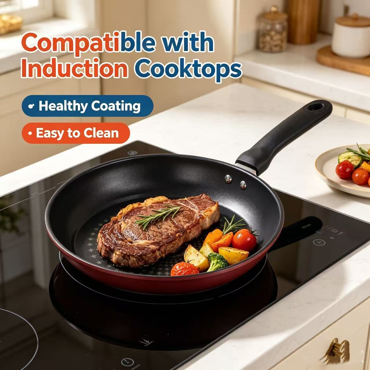 Cast Iron Corn - Premium Granite Non Stick Frying Pan,