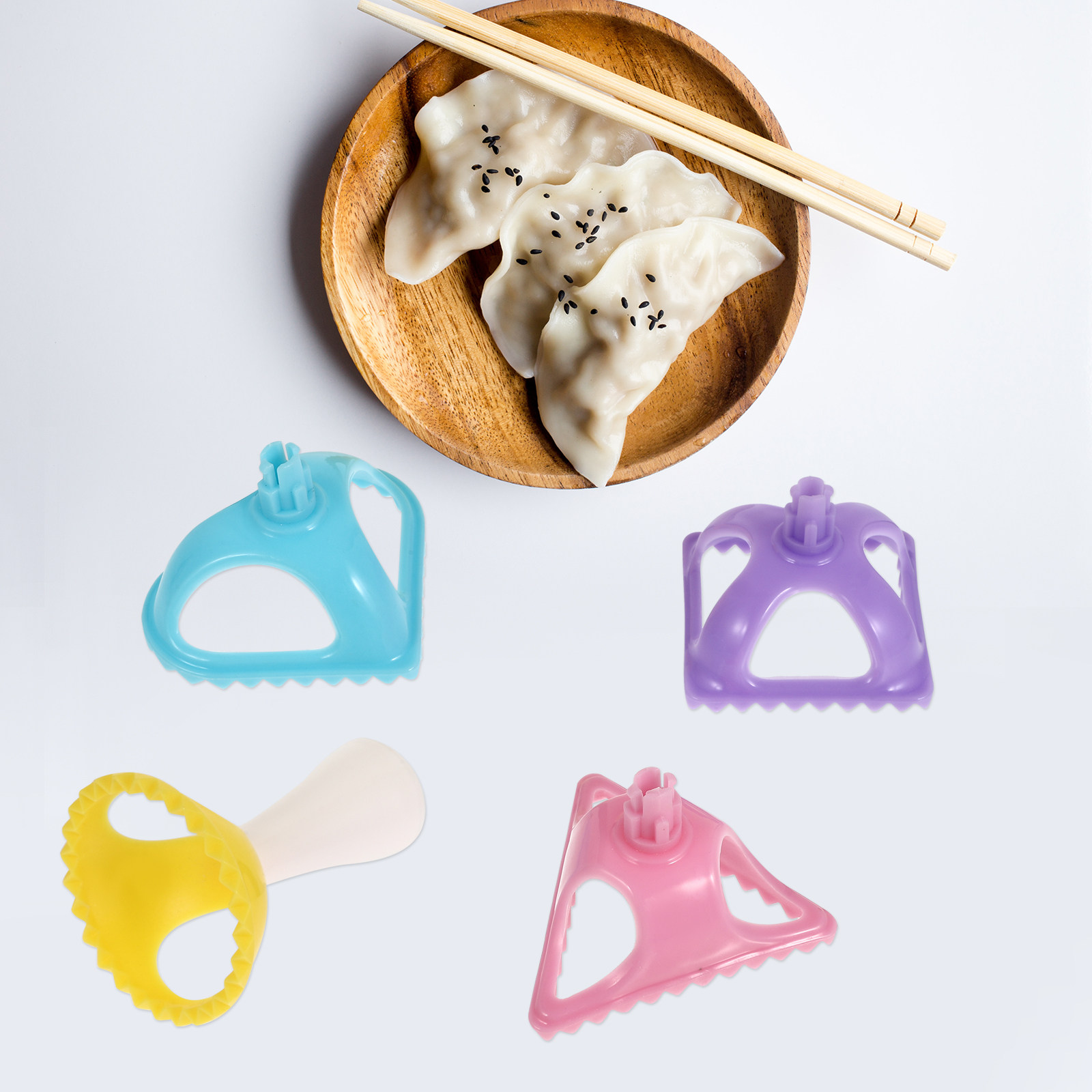 4Pcs Dumpling Turnover Mold Se - Dumpling Press Set review and price