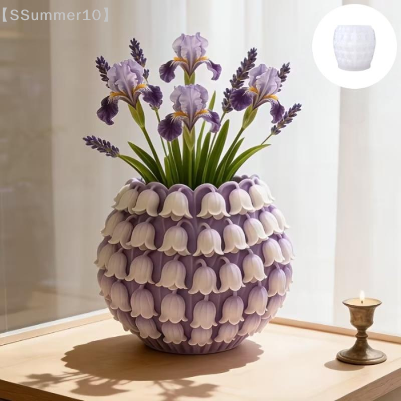 【SSummer10】3D Lily Valley Flow - Potsticker Mold review and price