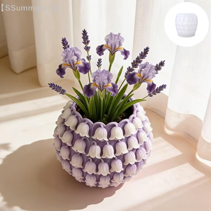 【SSummer10】3D Lily Valley Flow - Potsticker Mold review and price
