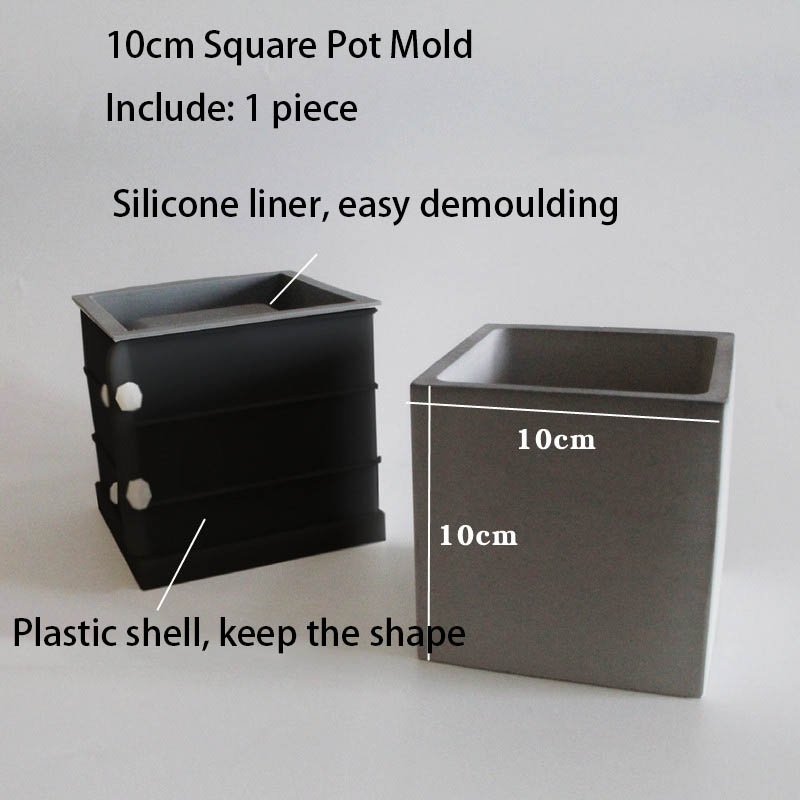 Large Square Flowerpot Silicon - Potsticker Mold review and price