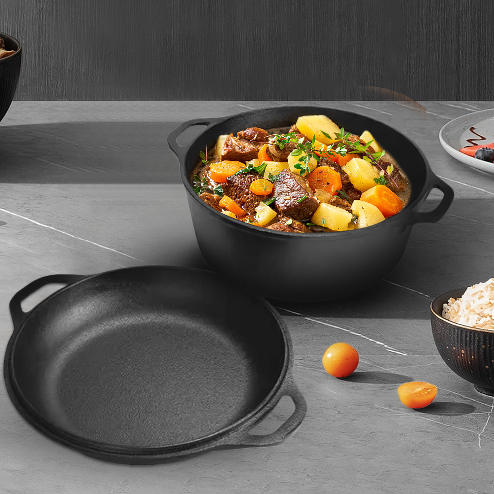 2 in 1 Cast Iron Dutch Oven Po - Cast Iron Corn review and price