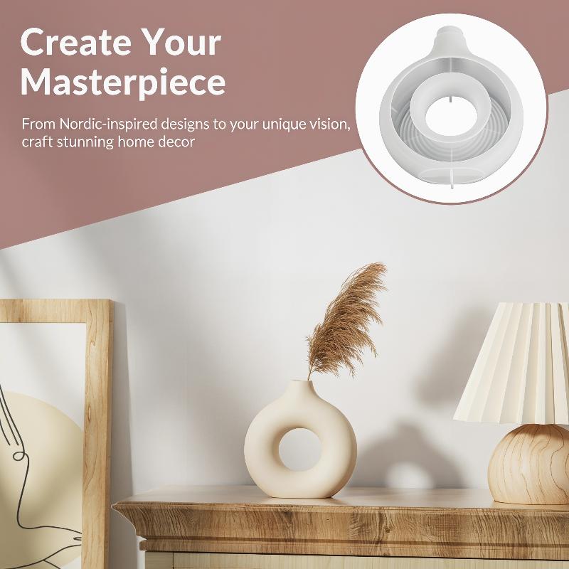 Nordic Donut Shape Vase Silico - Donut Mold Silicone review and price