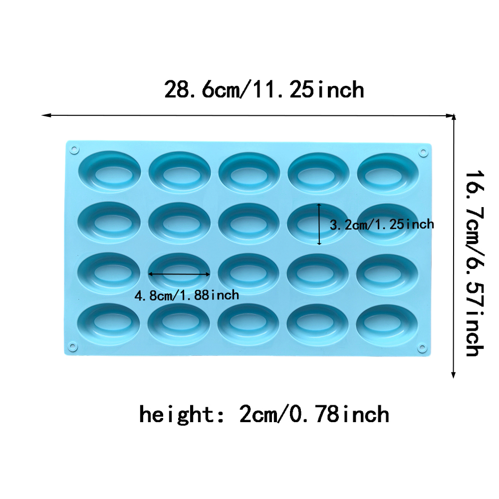 20 cavity oval donut silicone  - Donut Mold Silicone review and price