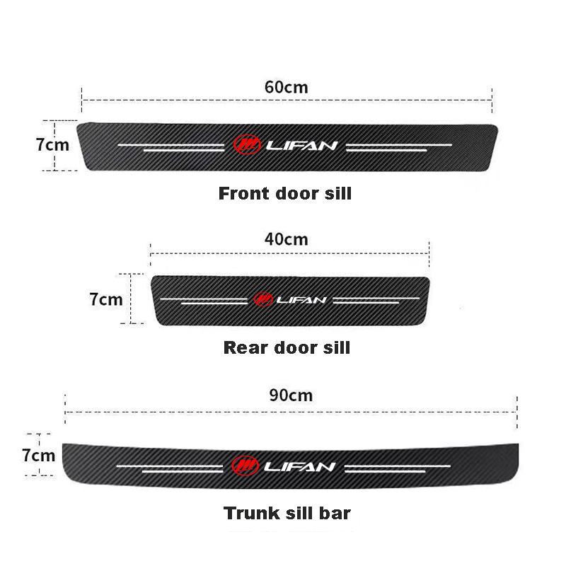 Car Door Threshold Scuff Plate - Crepe Pan Carbon review and price