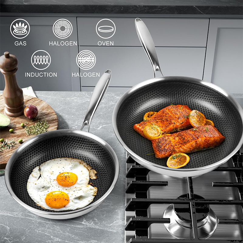Stainless Steel Frying Pan wit - Egg Waffle Pan review and price