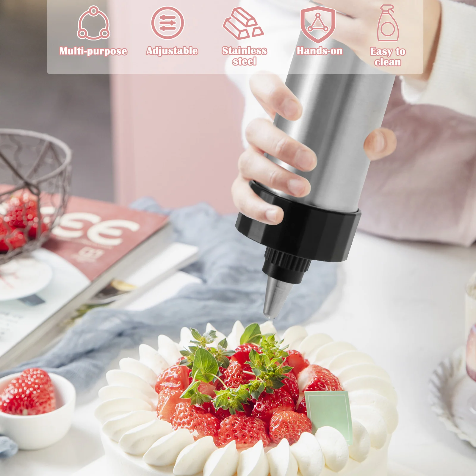 DIY Churro Maker Machine Cooki - Churros Maker Gun review and price