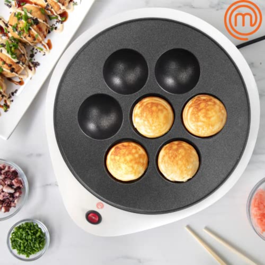 MasterChef Electric Ebelskiver - Takoyaki Grill Plate review and price