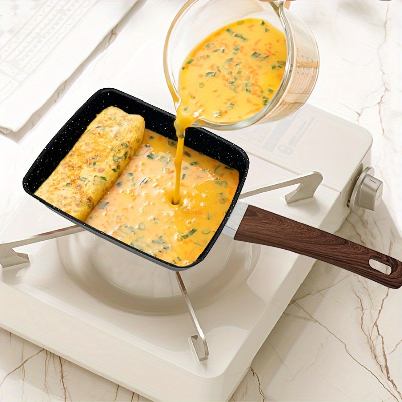 1PCS Egg Fry Pan Square Cast I - Cast Iron Corn review and price