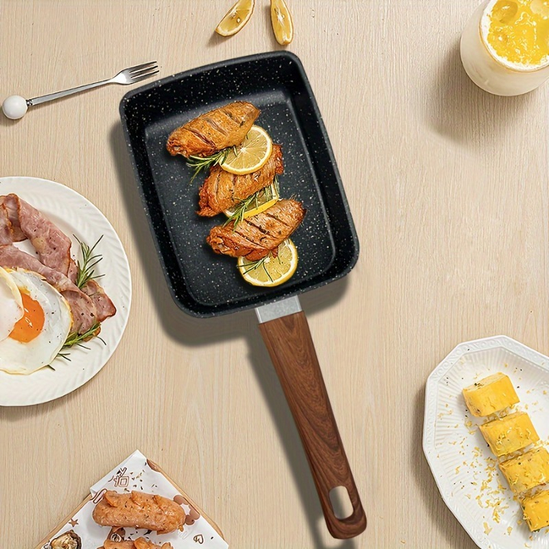 1PCS Egg Fry Pan Square Cast I - Cast Iron Corn review and price