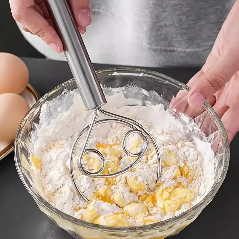 Danish Dough Whisk - Stainless - Danish Pancake Pan review and price