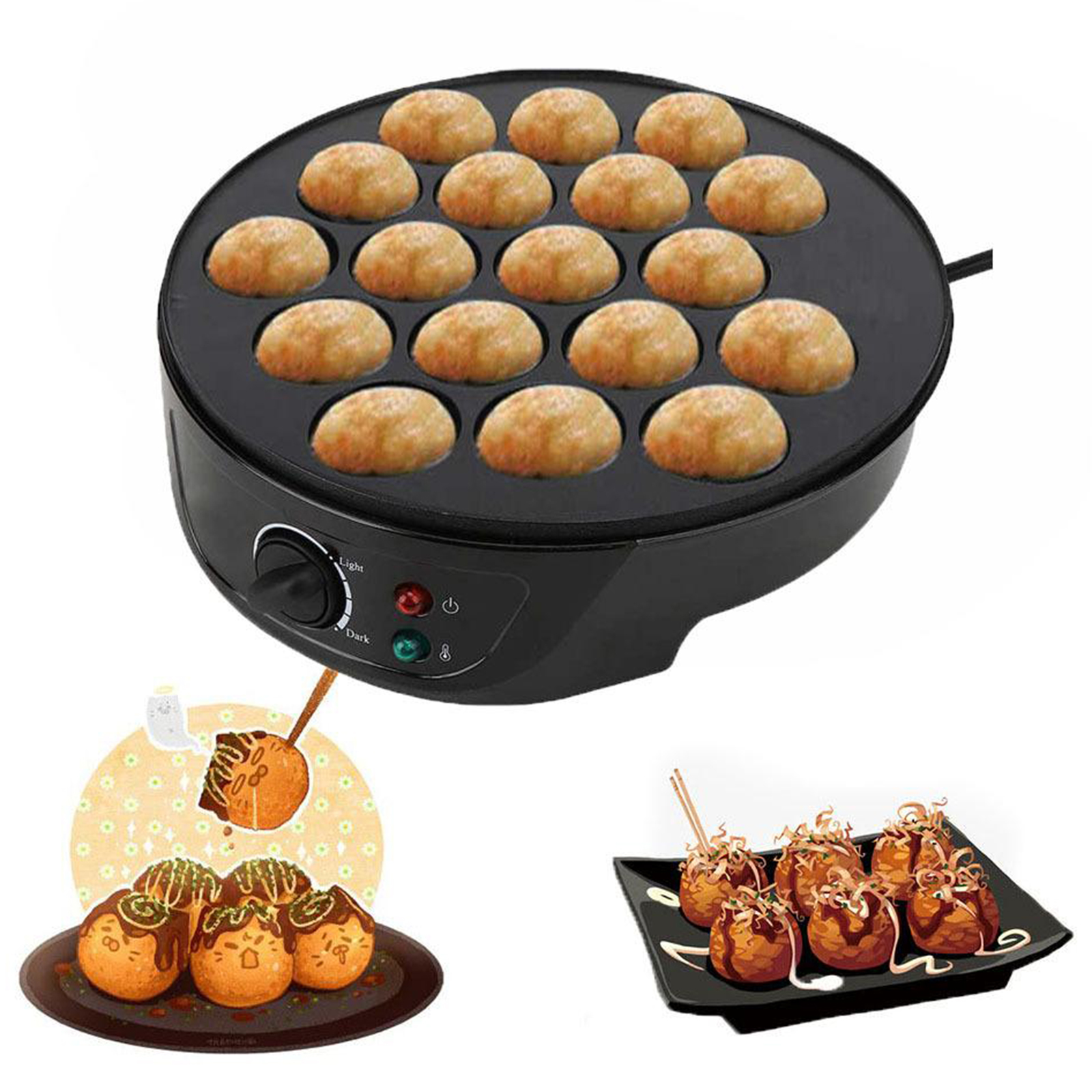 220V Baking Machine Household  - Takoyaki Grill Plate review and price