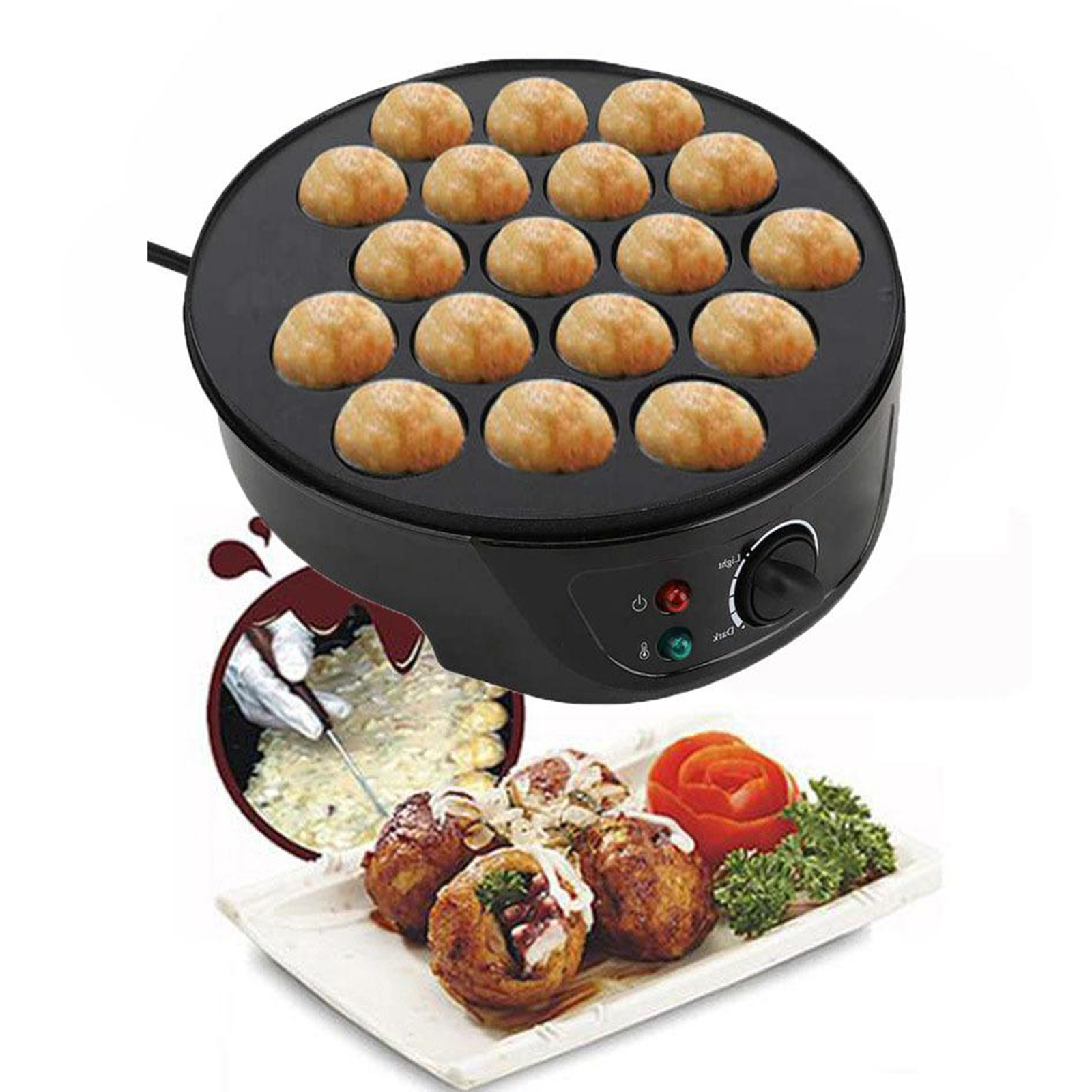 220V Baking Machine Household  - Takoyaki Grill Plate review and price