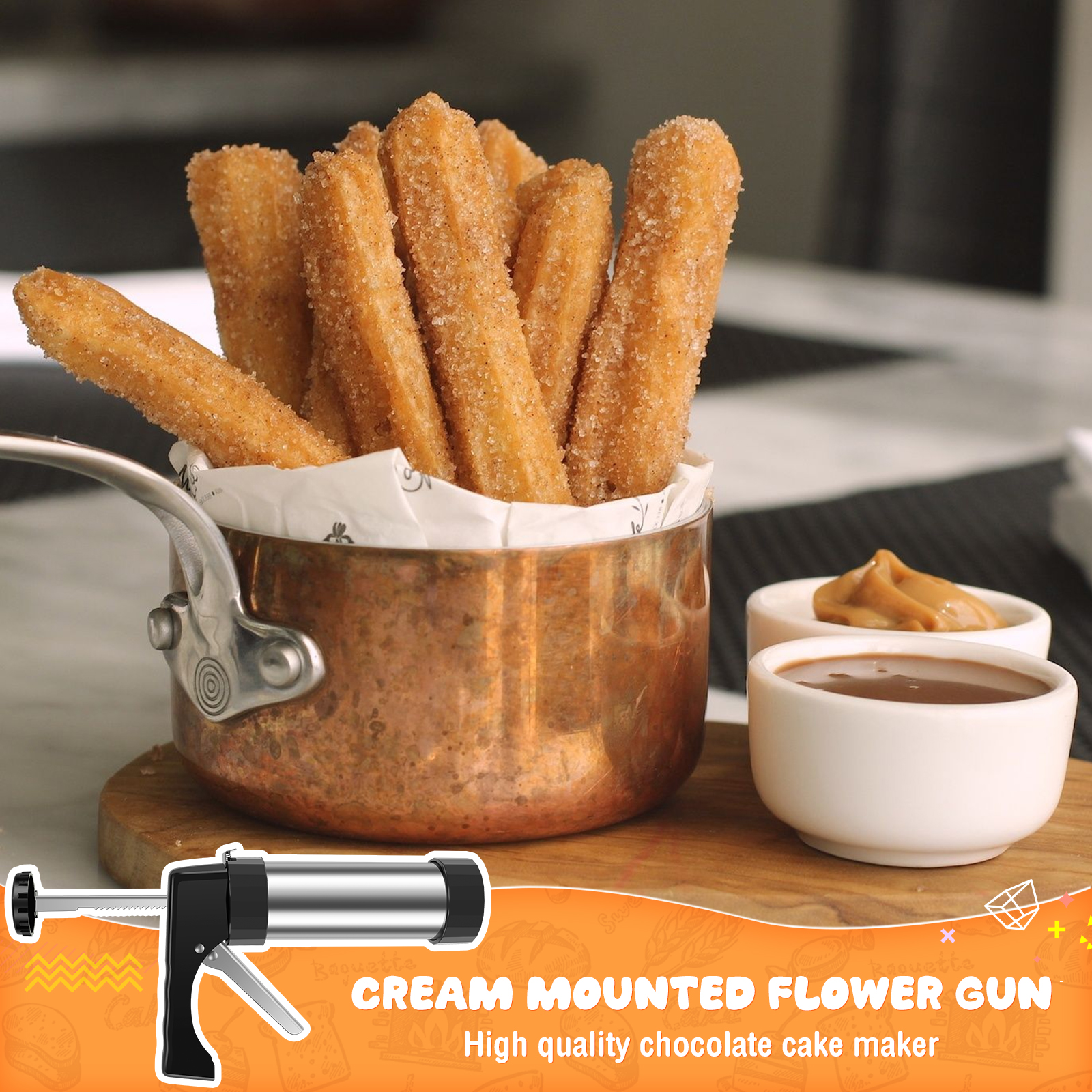 Diy Churro Maker Machine And C - Churros Maker Gun review and price
