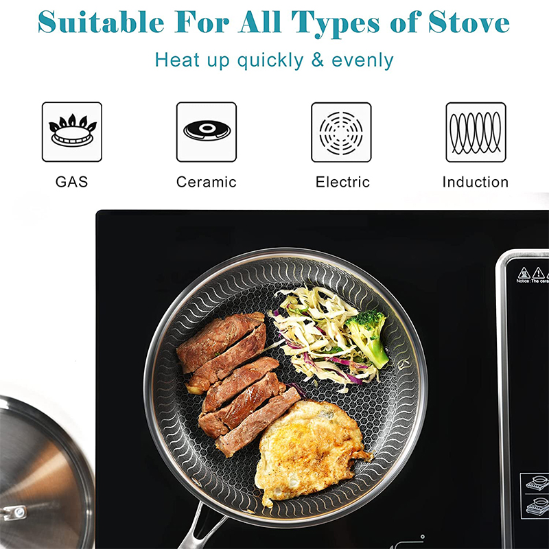 LMETJMA Stainless Steel Frying - Danish Pancake Pan review and price