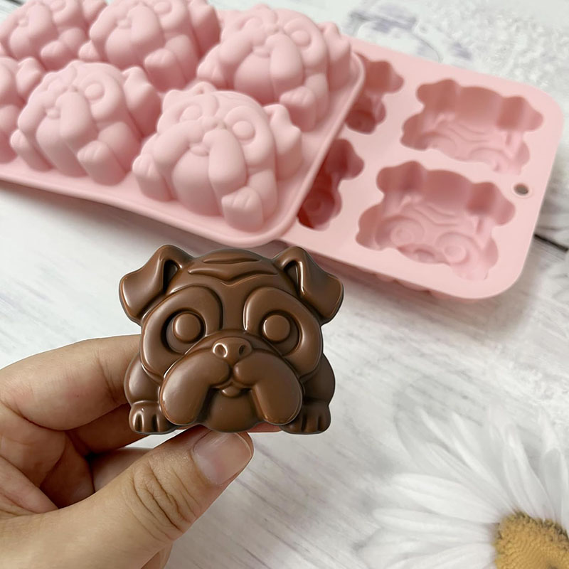 Bulldog Chocolate Silicone Mol - Bunny Cake Mold review and price