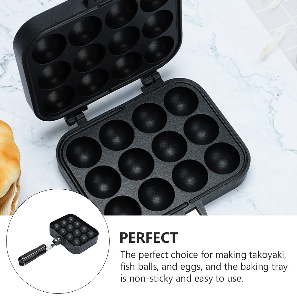 Household Egg Pan 12-Holes Non - Takoyaki Grill Plate review and price