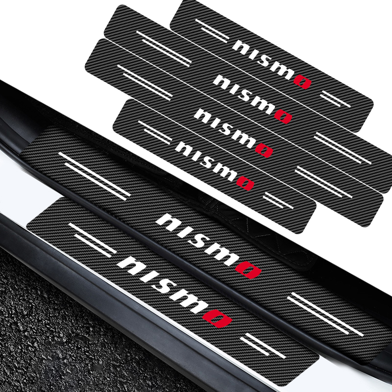 4Pcs Car Door Threshold Carbon - Crepe Pan Carbon review and price