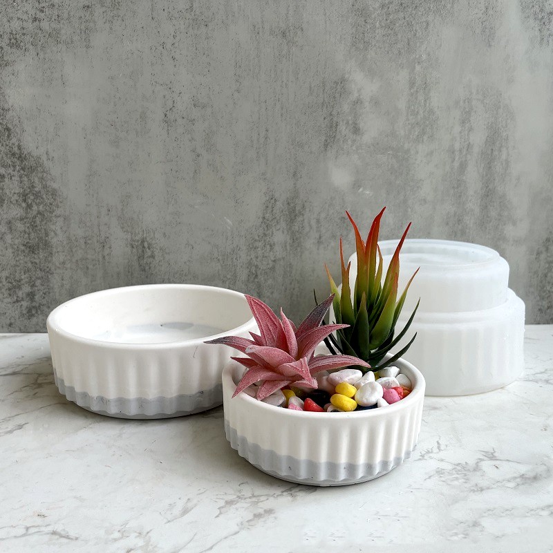 Stripe Flowerpot Silicone Mold - Potsticker Mold review and price