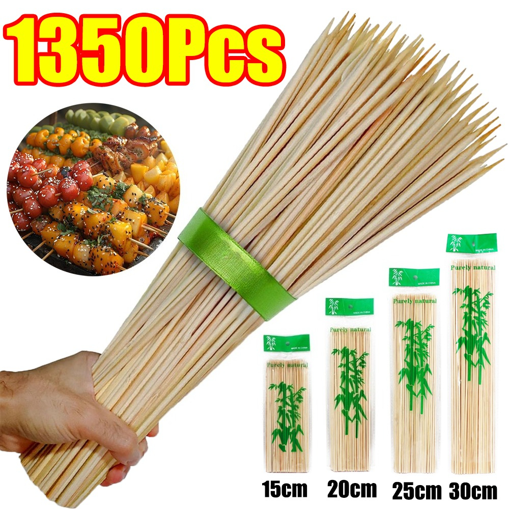 90-1350Pcs BBQ Bamboo Sticks D - Corn Dog Stick review and price