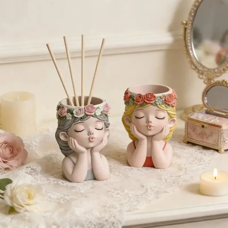 Pouting Girl With Flower Crown - Potsticker Mold review and price