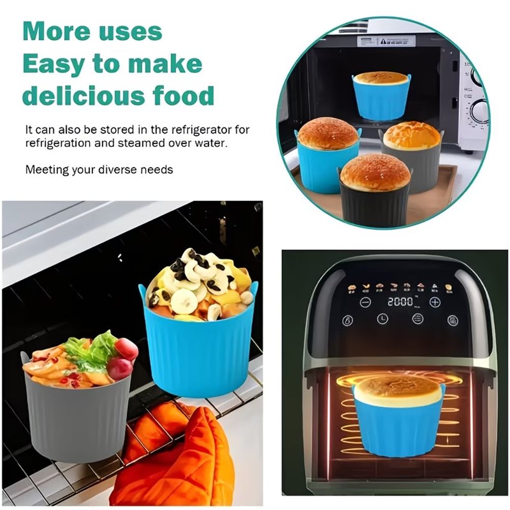New air fryer baking cup silic - Egg Waffle Pan review and price