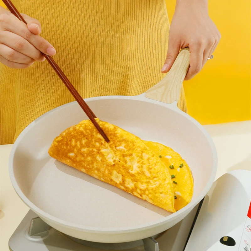 Non-stick Wok Frying Pan Ceram - Danish Pancake Pan review and price