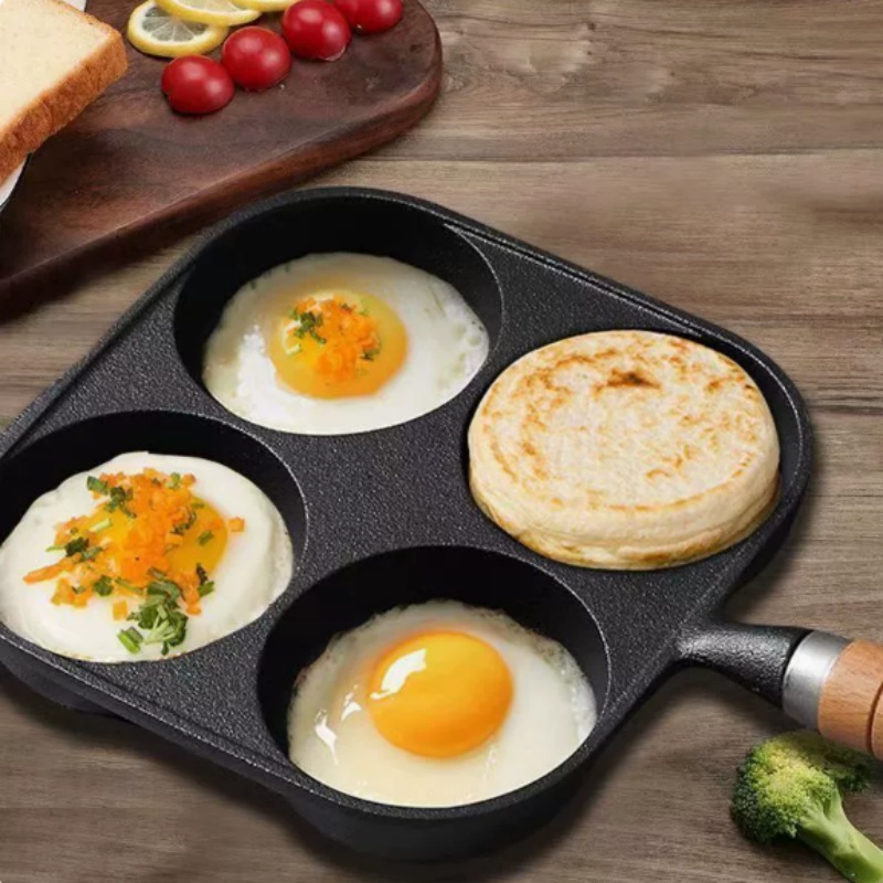 JUSTINLAU 2/4-Hole Omelette Po - Cast Iron Corn review and price