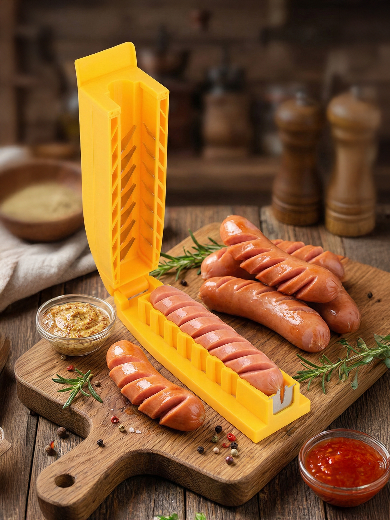Manual Sausage Slicing Tool Re - Hot Dog Press review and price